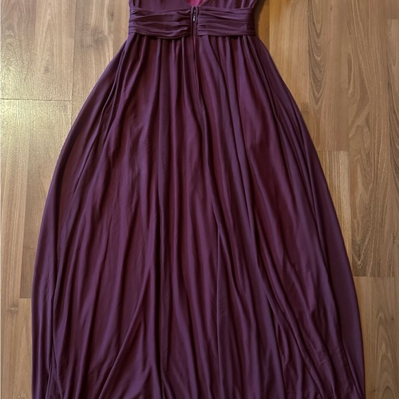 NWT Birdy Grey burgundy evening gown size small Wedding, Prom, Bridesmaid - Picture 8 of 13
